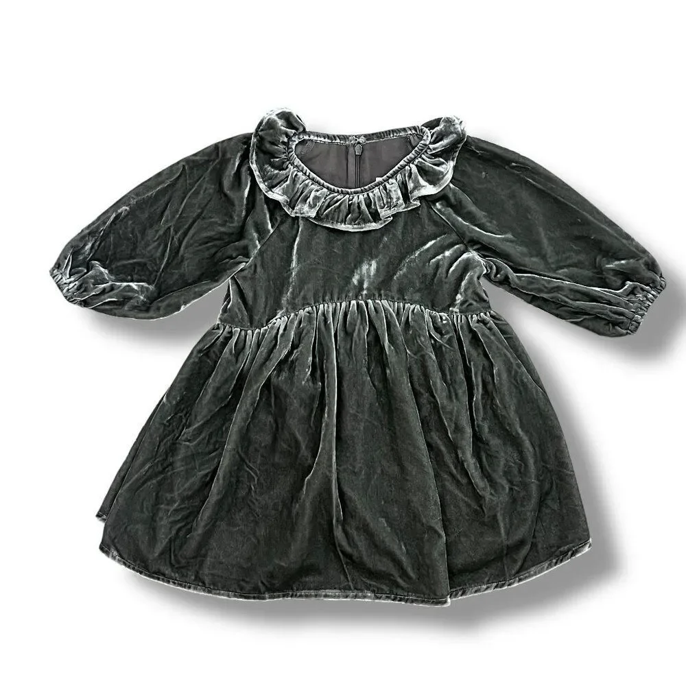 NEW! Noralee Adeline Dress with Bloomers in Pine Shimmery Green Hue Size 2